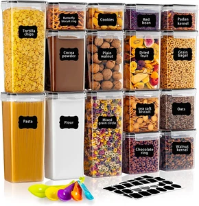 Feshory 16 Pack Airtight Food Storage Containers Set for Kitchen & Organisati... - Picture 1 of 13