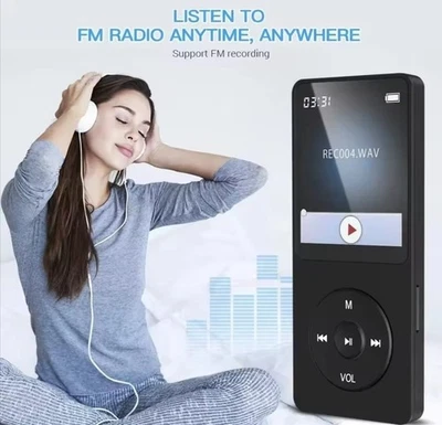 Lettore Musicale MP4 Lettore Musicale Digitale LCD 1,8 Pollici, Lettore MP3 MP4 - Immagine 1 di 4