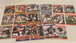 Juego de 26 tarjetas de fútbol americano Pro Set 1990 - Imagen 1 de 3