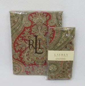 Lauren Ralph Lauren Paisley Tablecloth and Napkins Ashbourne - Picture 1 of 7