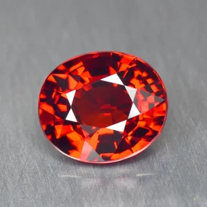 Granate Espesartita Rojo Coca-Cola Natural 2.54Ct Ovalado, Elegante VVS_Clarity - Imagen 1 de 2