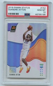 2018 Panini Status #152 Deandre Ayton Rookie Card PSA 10 GEM MT Phoenix Suns - Bild 1 von 2