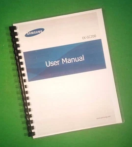 Bedienungsanleitung für Samsung GC200 Kamera 166 Seiten mit Klarsichthüllen! - Bild 1 von 1