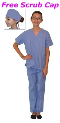 Juegos de exfoliantes para niños azul REALES para niños para médicos y enfermeras Foto 1 de 4