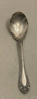 VIRGINIA 1835 Wallace Cuchara de Azúcar Plateada Cuenco Acanalado Sin Monograma A1 Foto 1 de 3