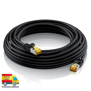 CABLE RED CAT7 Cat 7 BLINDADO FLEXIBLE 20 METROS 20m S/FTP 10Gbps ENVIO HOY - Imagen 1 de 3