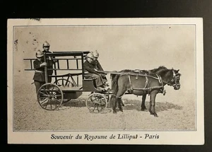 CPA CELEBRITES PARIS - souvenir du royaume liliput - LE CHAR  - Imagen 1 de 2