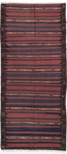 Perser Wolle Kelim Handgewebter Modern Kelim Ghashghai Fars 370 cm x 160 cm - Bild 1 von 7