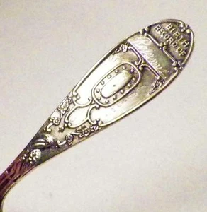 Birth Record Baby Spoon Silverplate Wm Rogers International Silver Roxanne 1967 - Picture 1 of 7
