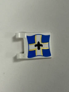 Lego Imperial Armada Blue / White Flag Small - Picture 1 of 1