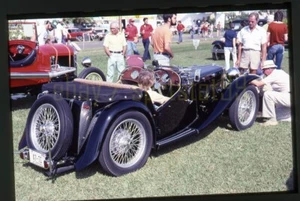 1947 MG TC Roadster - 1979 Auto Show - Vintage 35mm Car Slide - Picture 1 of 3