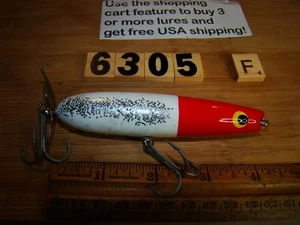 U6305 F LUHR JENSEN WOODEN JERKIN SAM FISHING LURE - Picture 1 of 4