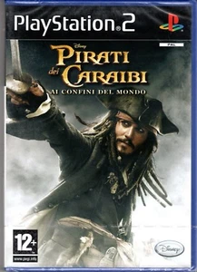 Spiel NEW SEALED Play Station 2 PS2 PIRATES OF THE CARIBBEAN AM RAND DER WELT ITA - Bild 1 von 1