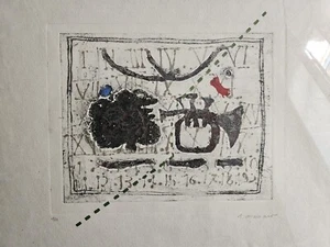JAMES COIGNARD SIGNED EPREUVE D' ARTISTE ETCHING CARBORUNDUM LITHOGRAPH. - Picture 1 of 6
