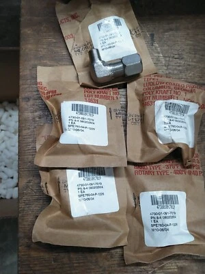 (5) Bande 8-4 080202MA Stainless 90° Elbow Compression 1/2" OD Tube to 1/4" NPT - Image 1 of 3