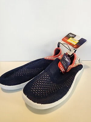 Speedo Womens Small Shoe Size 5-6 Navy Pink & White Surf Strider Water Shoes - Image 1 of 4