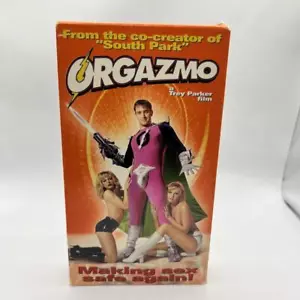 Orgazmo VHS - Rare Screening Copy by Trey Parker - Picture 1 of 5