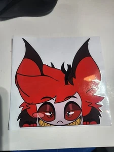 Hazbin Hotel sticker Alastor weatherproof 5" peeker car vinyl decal - Picture 1 of 1