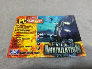 Pc Games.exe CD ROM Demos April 1998 Total Annihilation Happy Puppy Games Domain - Picture 1 of 4