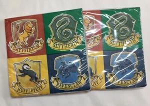 2 Packungen Harry Potter Hogwarts Haus Geburtstag Servietten je 16 Partyzubehör - Bild 1 von 3