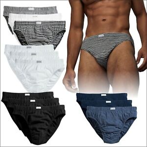 Fruit of the Loom Men's Classic Slips 3 PACK Brief Style Underwear S M L XL 2XL