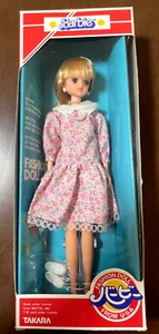 Vestido Takara Barbie Mattel Hecho en Japón Moda Barbie Años 80 Patrón Floral - Imagen 1 de 9