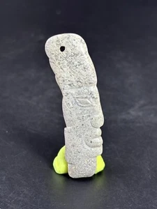 Chinese carving jade amulet sacred human face design Shijiahe culture 玉神人面佩 - Picture 1 of 10