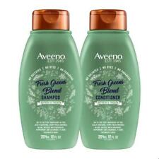 Aveeno Fresh Greens Shampoo Conditioner with Rosemary Peppermint & Cucumber