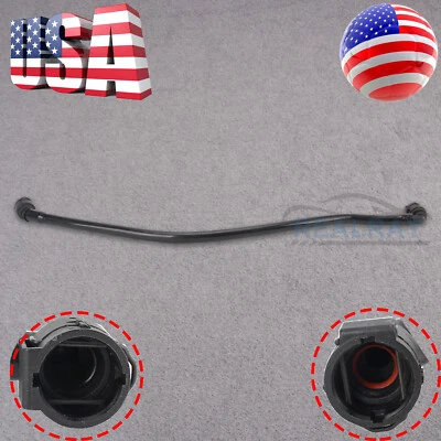 Mangueira preta de líquido de arrefecimento do motor sobre fluxo para 2011-2018 BMW X3 X4 17128651298 L4 L6 - Imagem 1 de 4