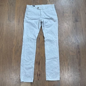 Pantalone Peter Millar uomo 34 grigio corona cotone lavorato elasticizzato slim fit golf chino - Foto 1 di 13
