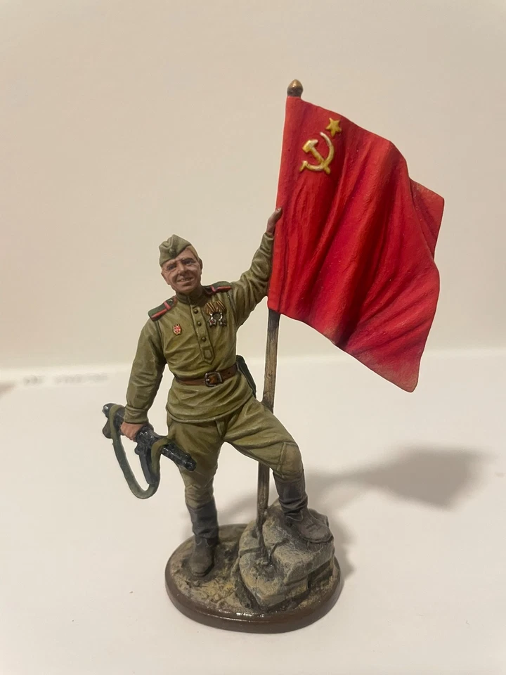 Bandera del Ejército Rojo Unión Soviética URSS CCCP ruso San Petersburgo figura segunda guerra mundial RKKA Foto 1 de 4