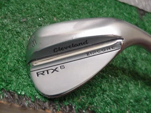 Bonito Spinner Cromo Cleveland RTX 6 Zipcore Mid 56 Sand Wedge Edición Tour - Imagen 1 de 4