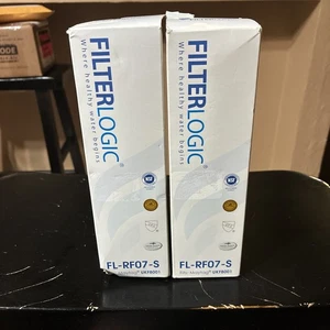 (2) FilterLogic FL-RF07 Refrigerator Water Filter, For Maytag UKF8001 SEALED nOB - Picture 1 of 6