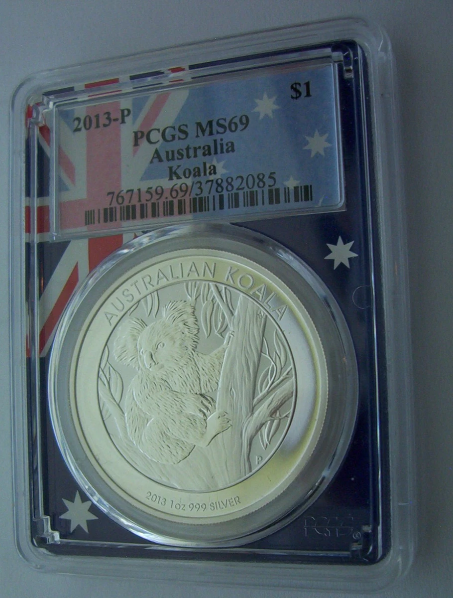 Australian Koala MS 69 Graded PCGS Silver Bullion Coins for sale