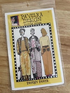 Pavelka Patchy Pants Sewing Pattern Patchwork Pants Hippie Plus Size - Picture 1 of 2