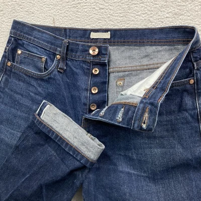 Unbranded Brand Selvedge Denim Jeans Mens 32x32 Blue Straight Leg - image 1 of 4
