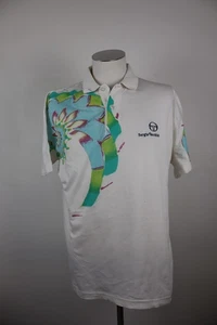 SERGIO TACCHINI MAGLIA POLO TENNIS UOMO TG VII 7 MAN T-SHIRT CASUAL VINTAGE LOGO - Imagen 1 de 10