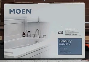 Moen Banbury Brushed Nickel 2-Handle Roman Tub Faucet (86924SRN) - Picture 1 of 2