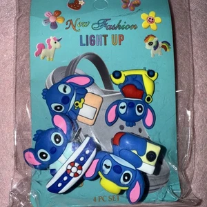 Light Up Stitch  Shoe Charms 2 Of Them Light Up - Picture 1 of 4