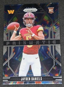 Jayden Daniels 2024 Panini Prizm Prizmatic RC #3 A468 - Picture 1 of 2