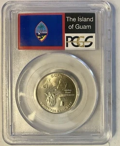 2009-D GUAM QUARTER PCGS MS67 - Picture 1 of 2