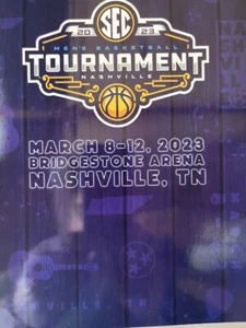 2023 NCAA SEC MEN'S Basketball Tournament College Game Program FINAL FOUR 2025 - Picture 1 of 1