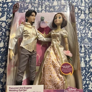 DISNEY PRINCESS Rapunzel And Eugene Wedding Doll Set - Picture 1 of 23