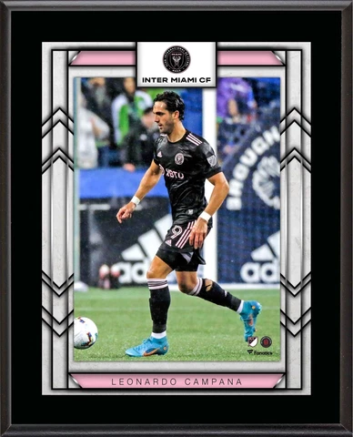 Leonardo Campana Inter Miami CF 10.5" x 13" Player Plaque Cover