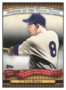 2010 Topps History of the World Series YOGI BERRA-NY Yankees* No. HWS13 - Picture 1 of 2