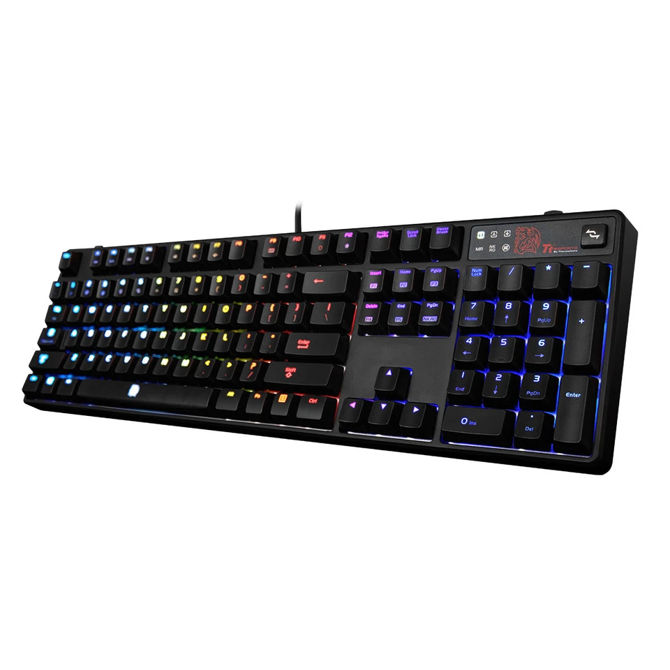 ThermalTake e Sports Poseidon Z Mechanical RGB Illuminated Gaming Keyboard - Image 1 of 4
