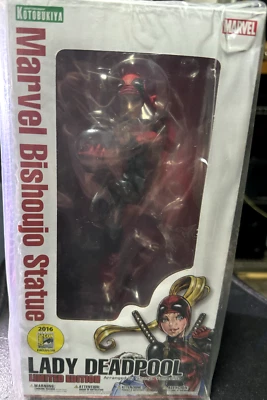 KOTOBUKIYA Marvel LADY DEADPOOL Bishoujo Estatua 2016 Comic Con Exclusiva NUEVA Foto 1 de 4