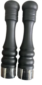 Salem House Original Sal Pimienta Molinos Japón MCM Madera Alto De Colección Negro - Imagen 1 de 4