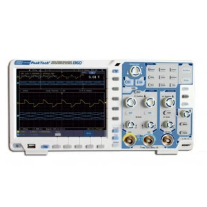 Peaktech P1360 DSO Oszilloskop 100 MHz 2 Kanal 1 GS/s 25 MHz Signalgenerator - Bild 1 von 3