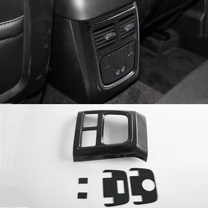 Carbon Fiber ABS Rear Air Outlet Vent Cover Trim For 2016-2021 Dodge Charger - Bild 1 von 3